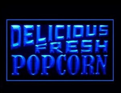 Fresh Popcorn Delicious LED Neon Sign